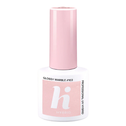 Hi Hybrid 103 Glossy Marble UV Gel Polish