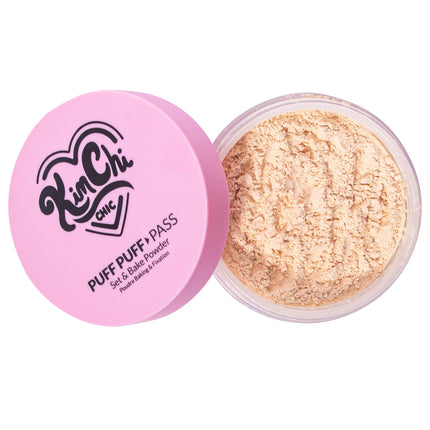 KimChi Chic Beauty Puff Puff Pass Set & Bake Powder Banana