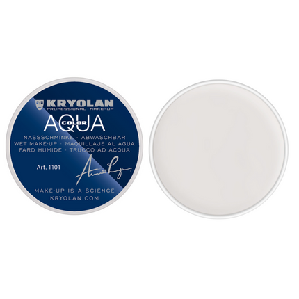 Kryolan Professional Make-up Aquacolor Schmink 070 White