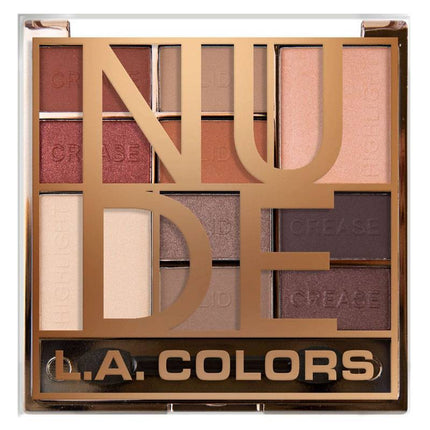 LA Colors Color Block Eyeshadow Palette Nude