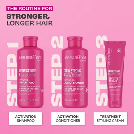 Lee Stafford Grow Long & Strong Protein Treatment Styling Cream