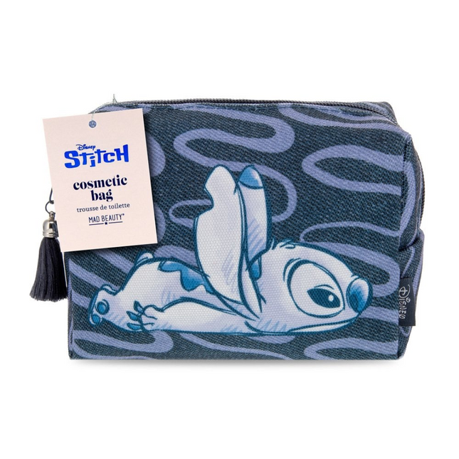 Mad Beauty Stitch Denim Cosmetic Bag