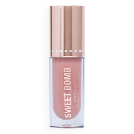 Makeup Revolution Y2K Sweet Bomb Lip Gloss Strawberry Swirl Nude