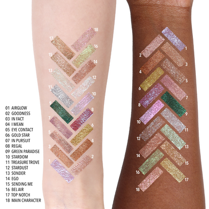 Moira Diamond Daze Liquid Shadow 001 Airglow