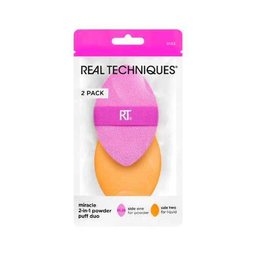 Real Techniques Miracle 2 In 1 Powder Puff Duo