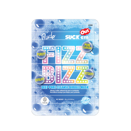 Rude Cosmetics Fizz Bizz Cleanse Bubble Mask