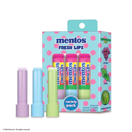 Rude Cosmetics x Mentos Fresh Lips Variety Pack Refreshing Mix