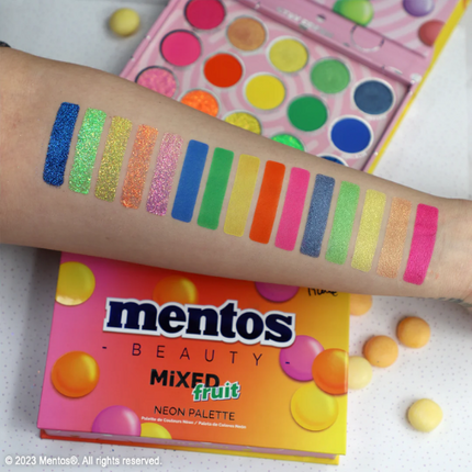 Rude Cosmetics x Mentos Mixed Fruit Neon Palette