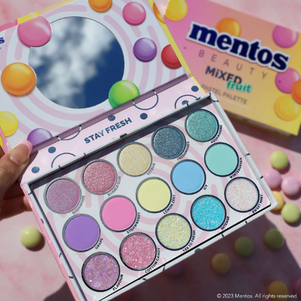 Rude Cosmetics x Mentos Mixed Fruit Pastel Palette