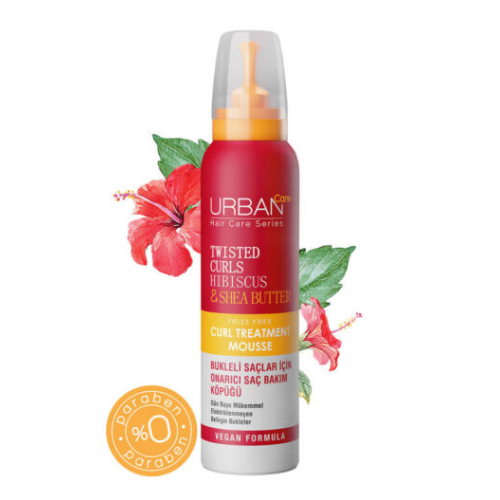 Urban Care Twisted Curls Hibiscus & Shea Butter Curl Treatment Mousse