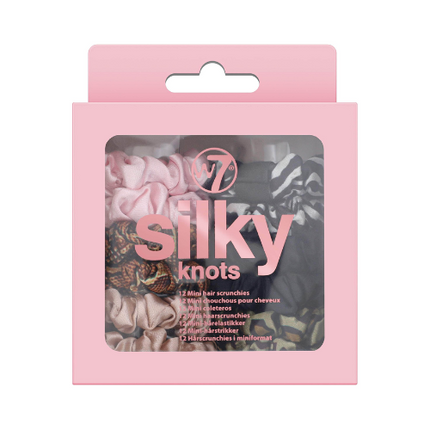 W7 Cosmetics Silky Knots 12 pcs Mini Hair Scrunchies