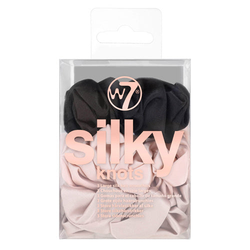 W7 Cosmetics Silky Knots Hair Scrunchies 3 pcs