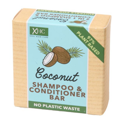 XHC Shampoo & Conditioner Bars 2 in 1 Coconut